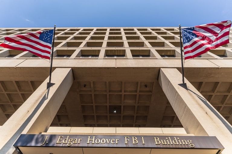 The FBI building in Washington, D.C.