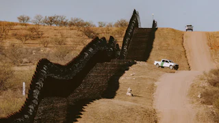 The U.S.-Mexico border in Arizona