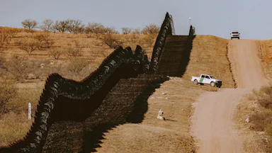 The U.S.-Mexico border in Arizona