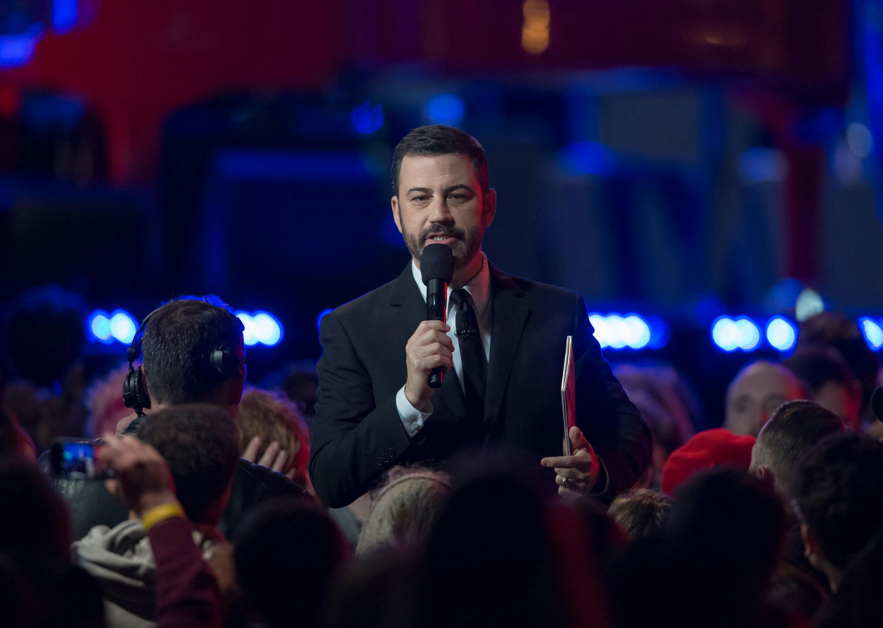 Jimmy Kimmel at a taping of “Jimmy Kimmel Live” in 2016 in Los Angeles