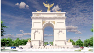 Trump arch rendering