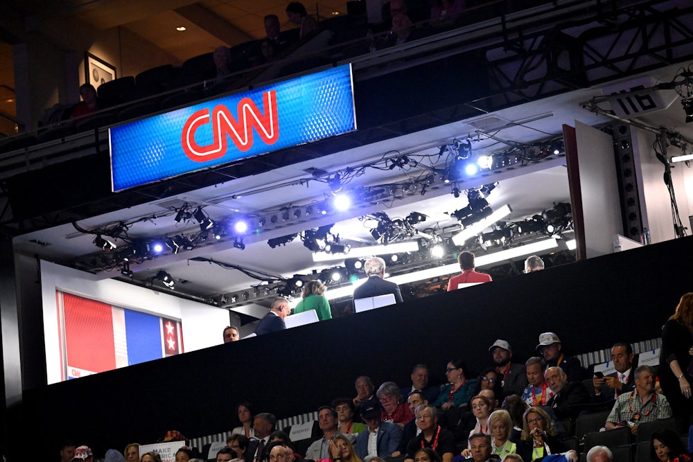 CNN booth at RNC