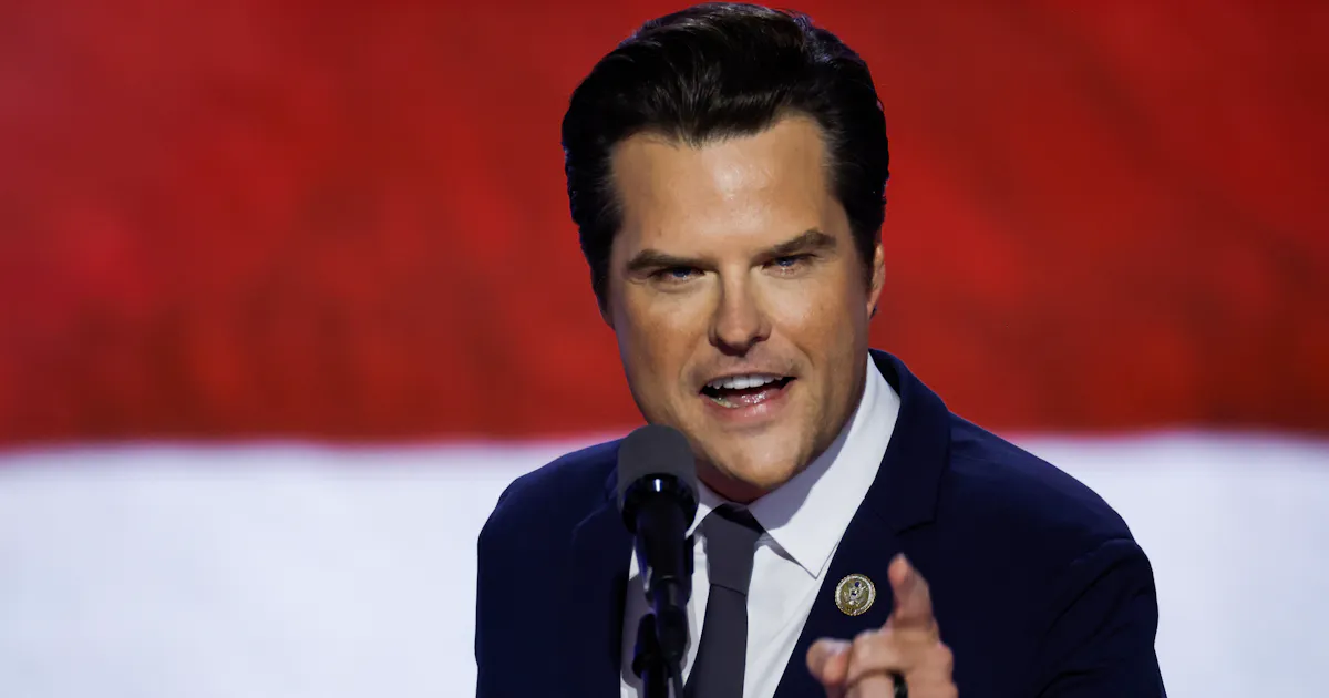 Matt Gaetz’s Weird “AI Sex Doll” Speech Caps RNC Descent Into Madness ...