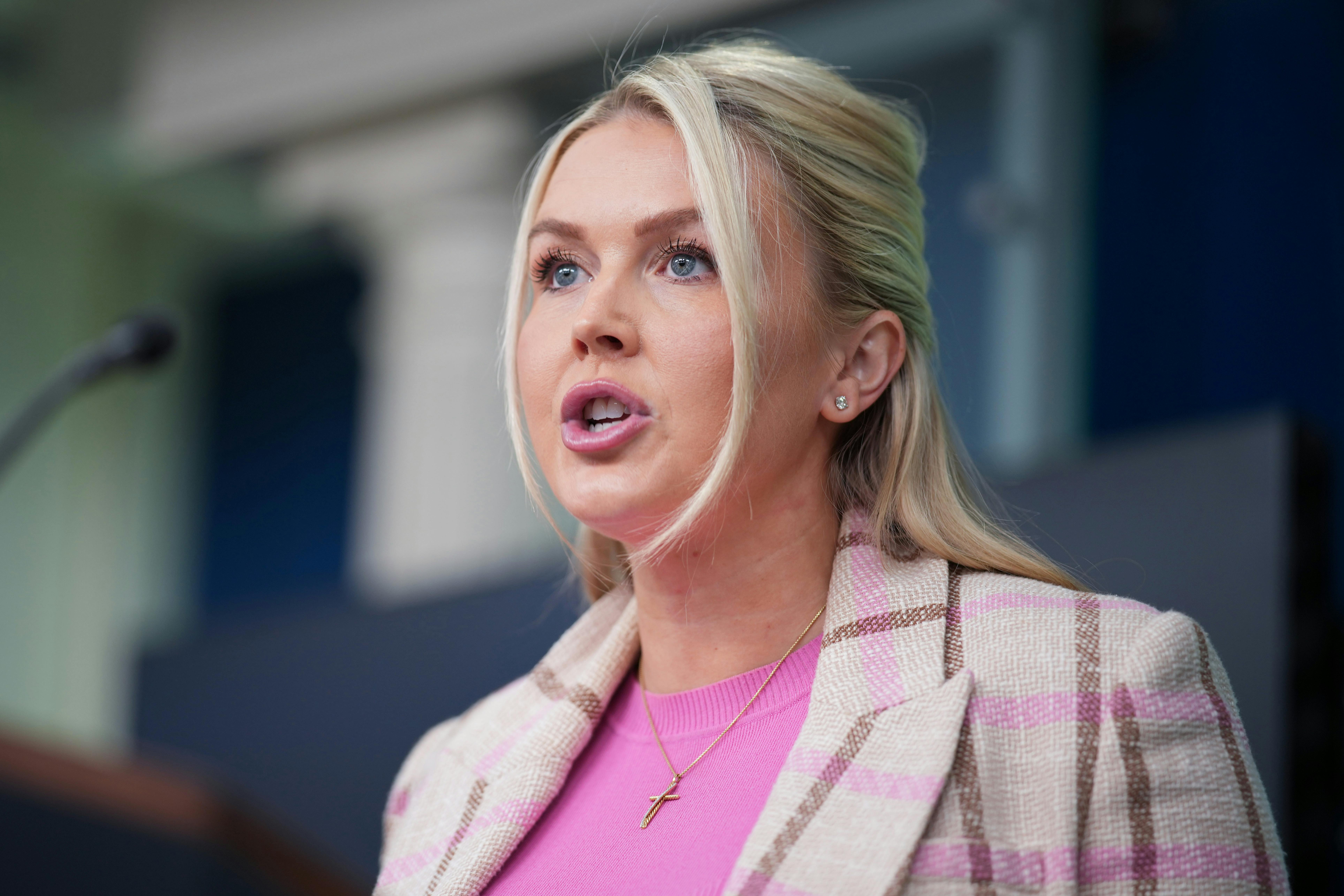 White House press secretary Karoline Leavitt