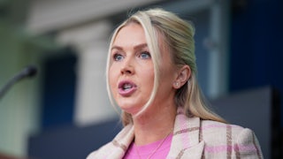 White House press secretary Karoline Leavitt