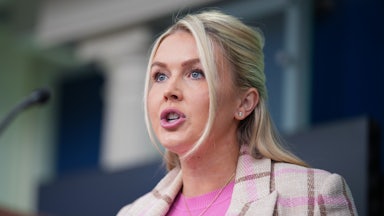 White House press secretary Karoline Leavitt