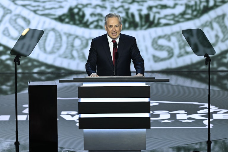 David Sacks speaks at the Republican National Convention