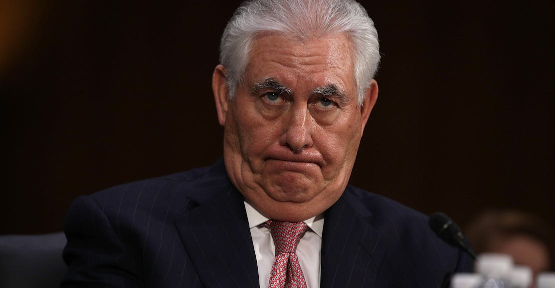 Rex Tillerson just got brutally dumped.