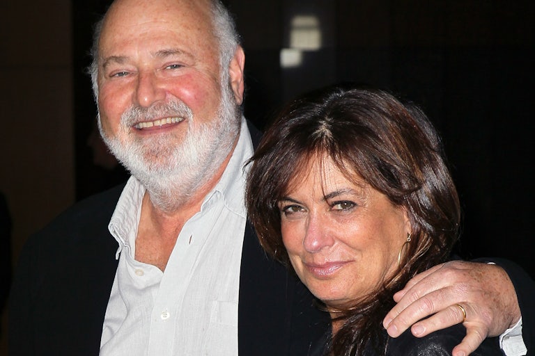 Rob Reiner smiles alongside his wife Michele Singer