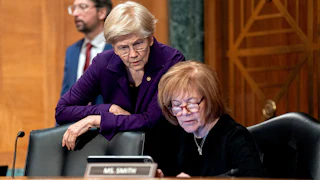 Elizabeth Warren and Tina Smith