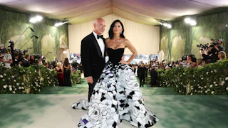 Jeff Bezos and Lauren Sanchez at the 2024 Met Gala