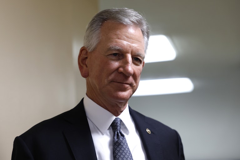 Tommy Tuberville smiles