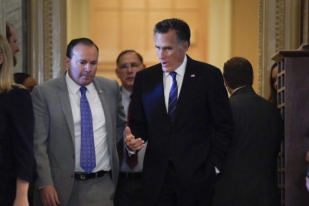 Utah Senators Mike Lee and Mitt Romney