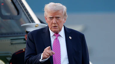 Donald Trump points