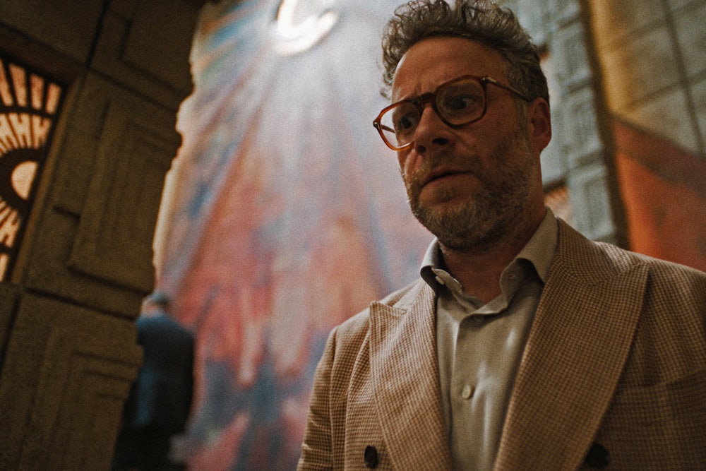 Seth Rogen in a scene from The Studio