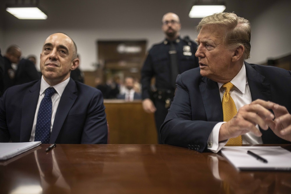 Emil Bove and Donald Trump