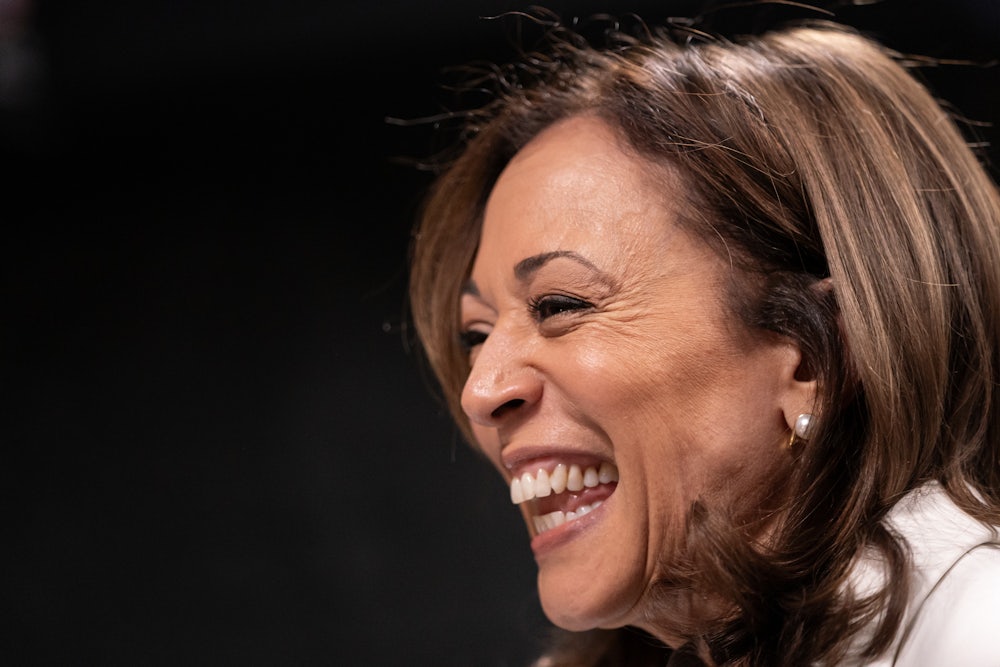 Kamala Harris laughing
