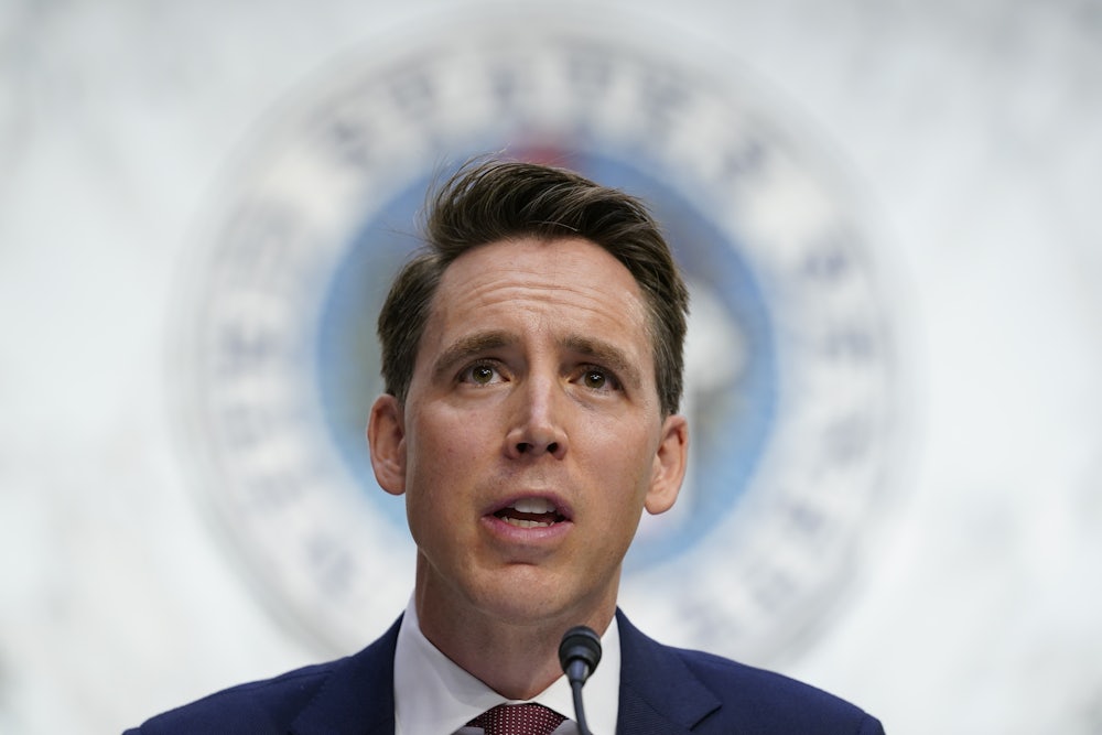 Senator Josh Hawley is the GOP's fiercest critic of Big Tech.