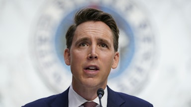 Senator Josh Hawley is the GOP's fiercest critic of Big Tech.