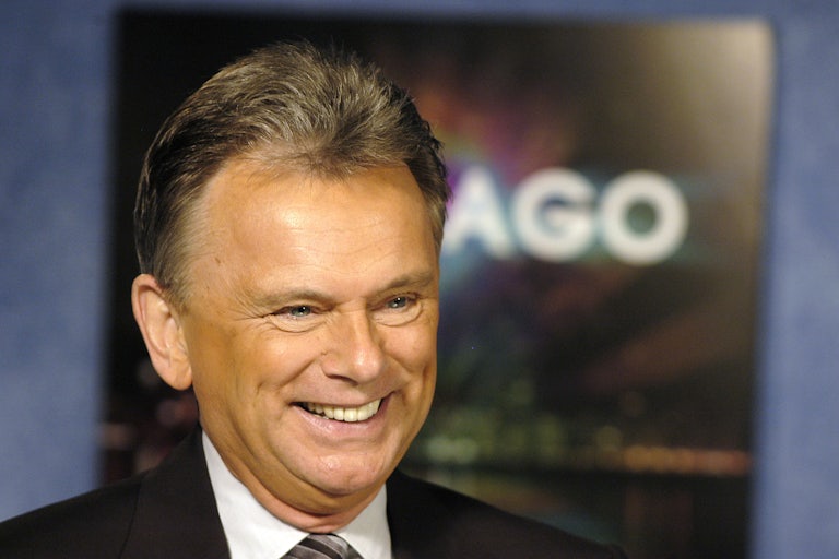 Pat Sajak smiles