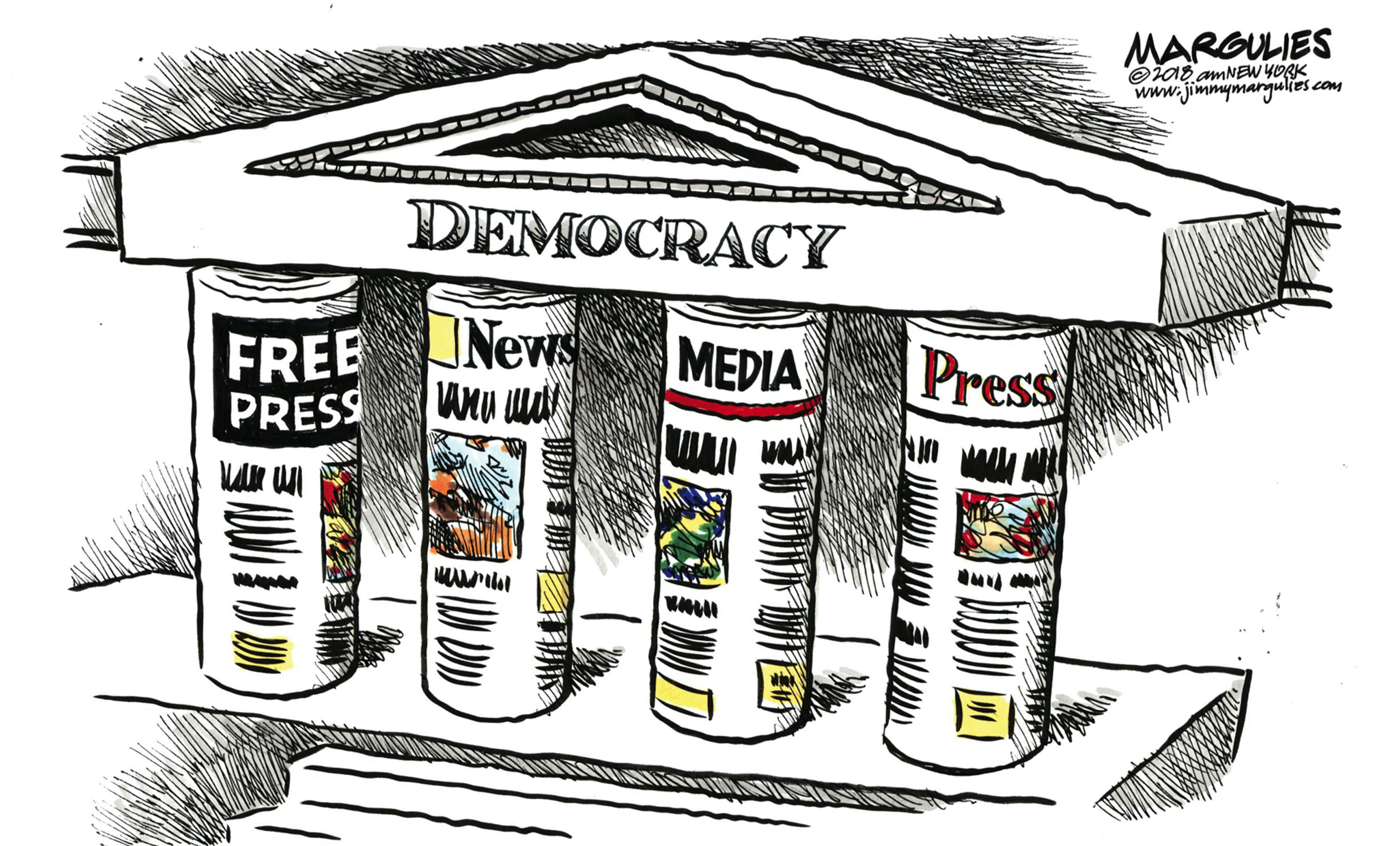 power of press in democracy essay