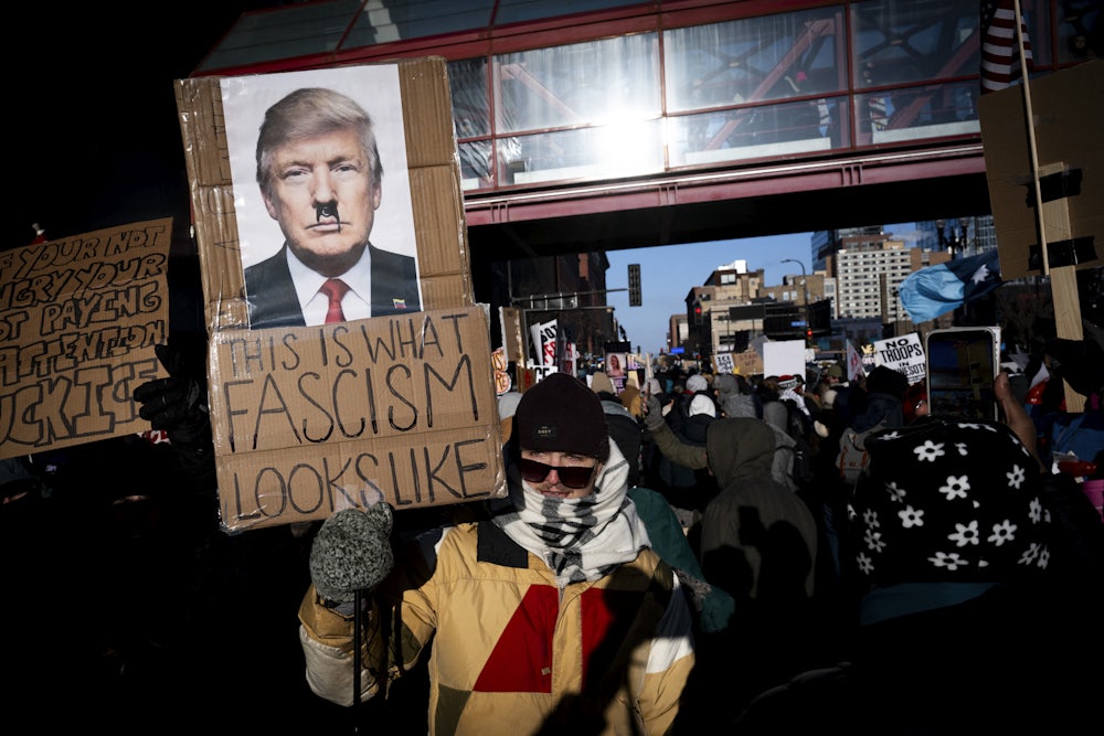A protest in Minneapolis