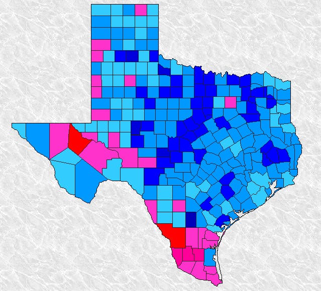 Don't Bet On A Blue Texas Methodology Addendum The New Republic