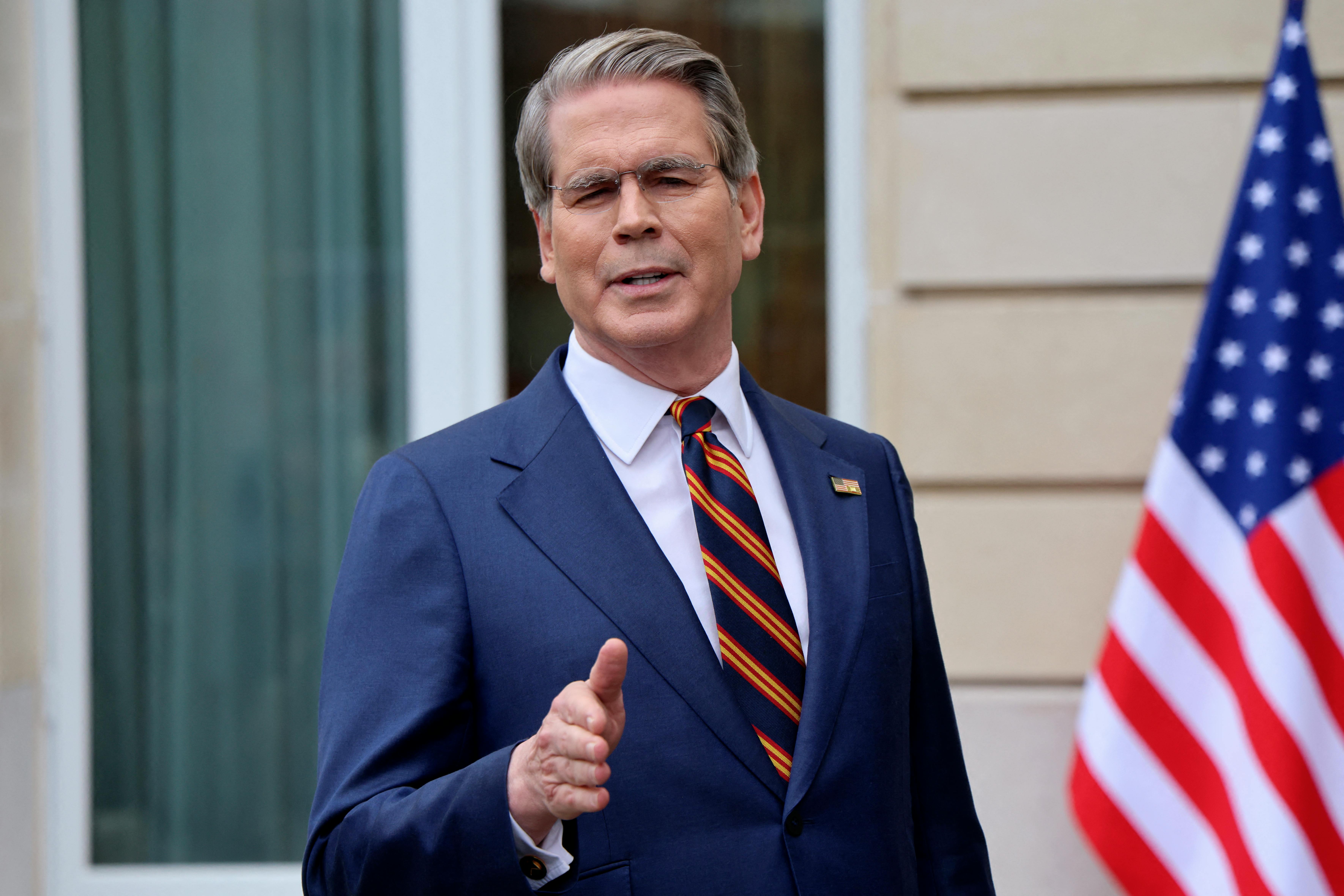 Treasury Secretary Scott Bessent speaking