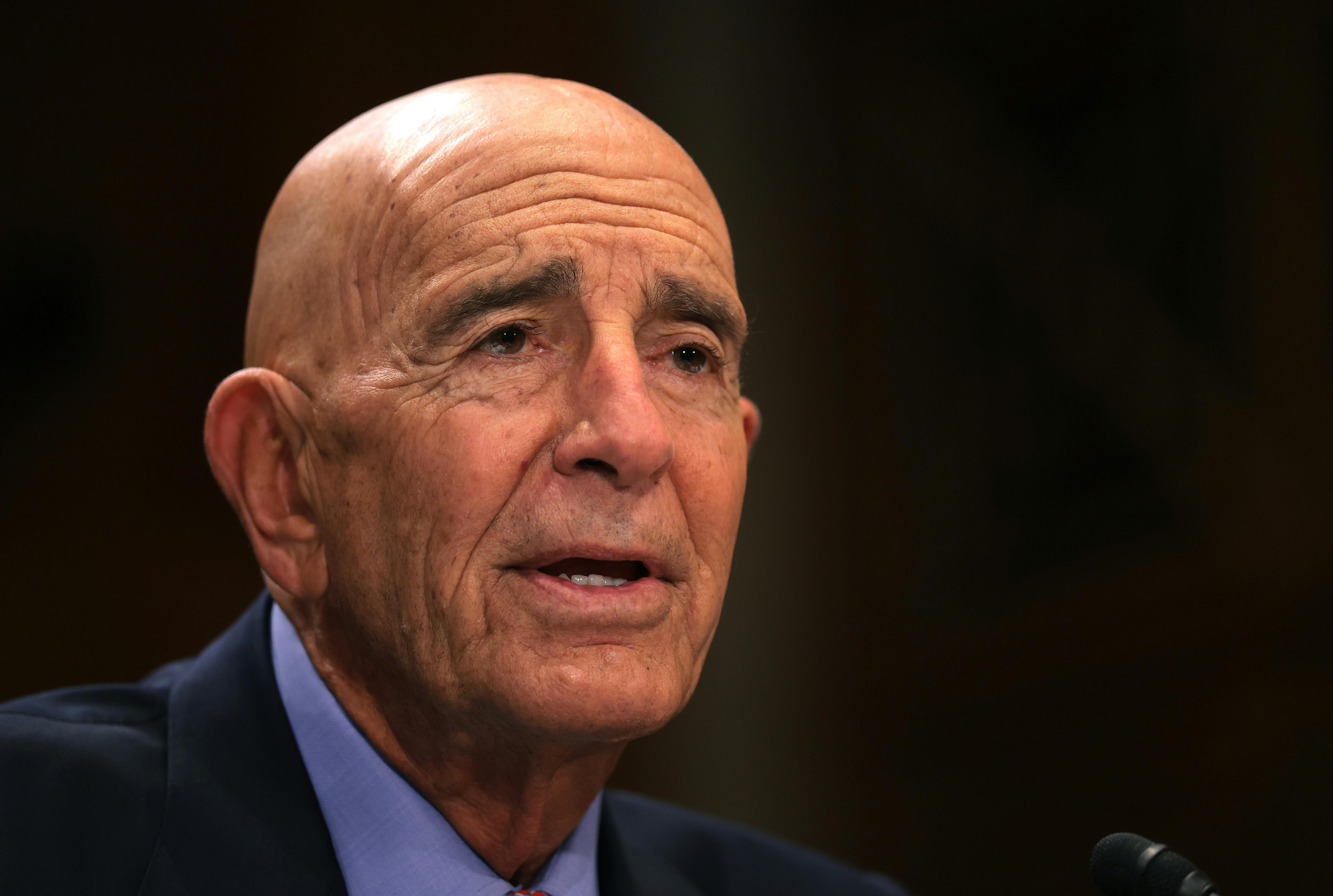 Tom Barrack testifies in Congress.