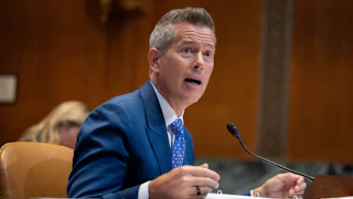 Transportation Secretary Sean Duffy speaks during a congressional hearing