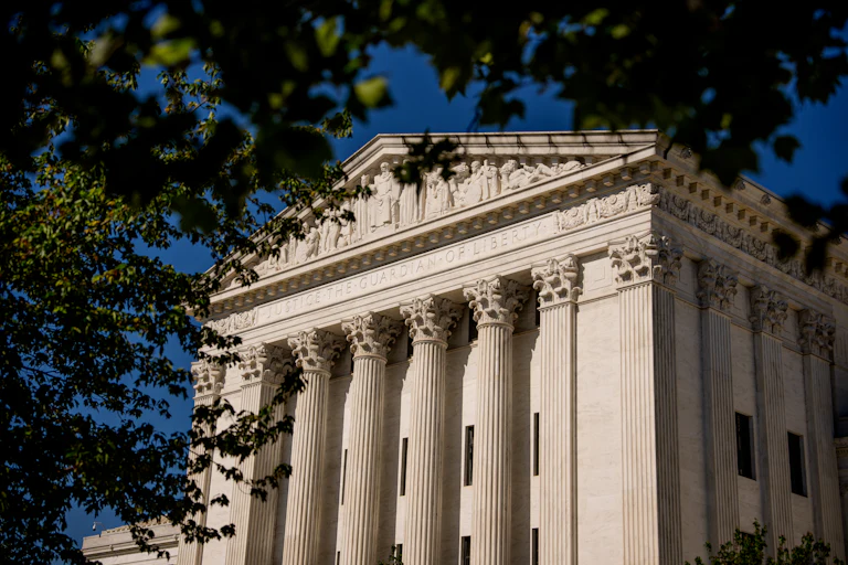 The Supreme Court building in Washington, D.C.