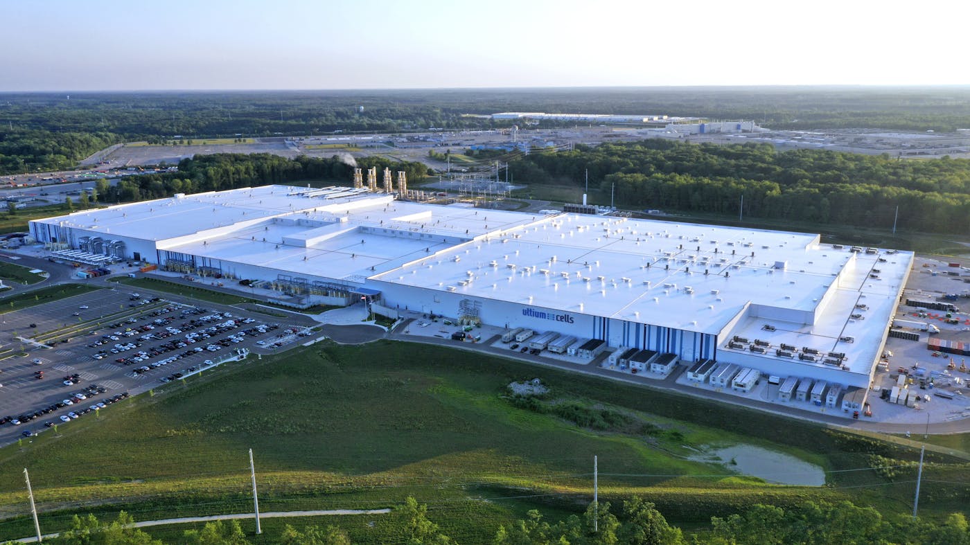 Situated next to the old General Motors Lordstown Assembly plant, the recently unionized Ultium Cells factory—where General Motors stacks battery cells into modules—is a joint venture with LG Energy Solution of South Korea.