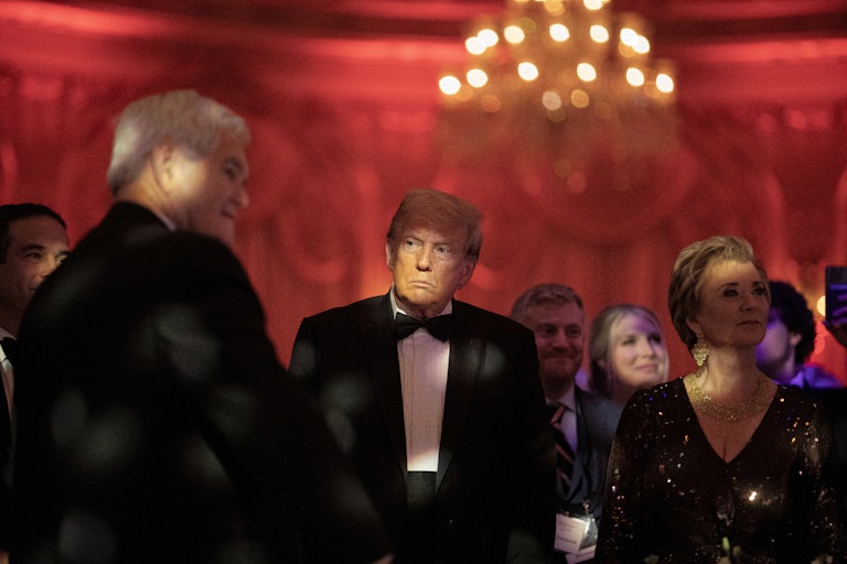 Donald Trump attends the America First Policy Institute Gala held at Mar-a-Lago.