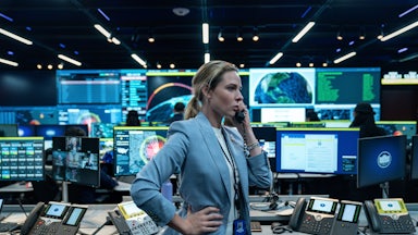 Rebecca Ferguson as Captain Olivia Walker in “A House of Dynamite”