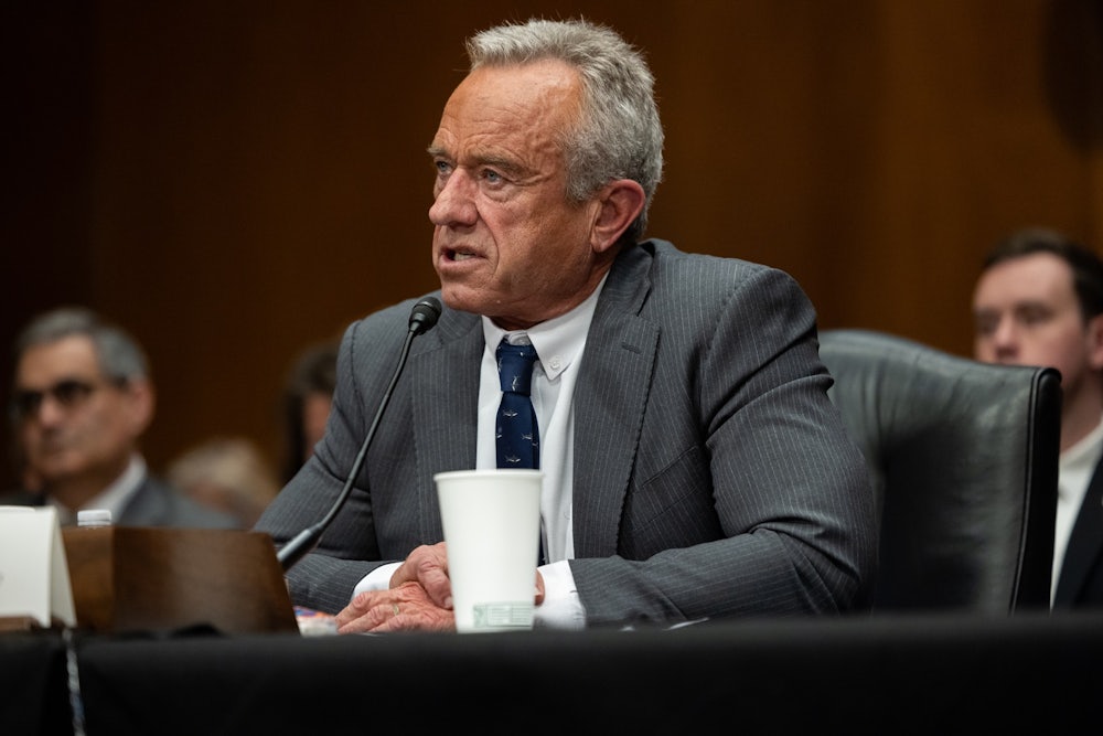 Robert F. Kennedy Jr. testifies in front of the Senate Health, Education, Labor, and Pensions committee in Washington D.C.