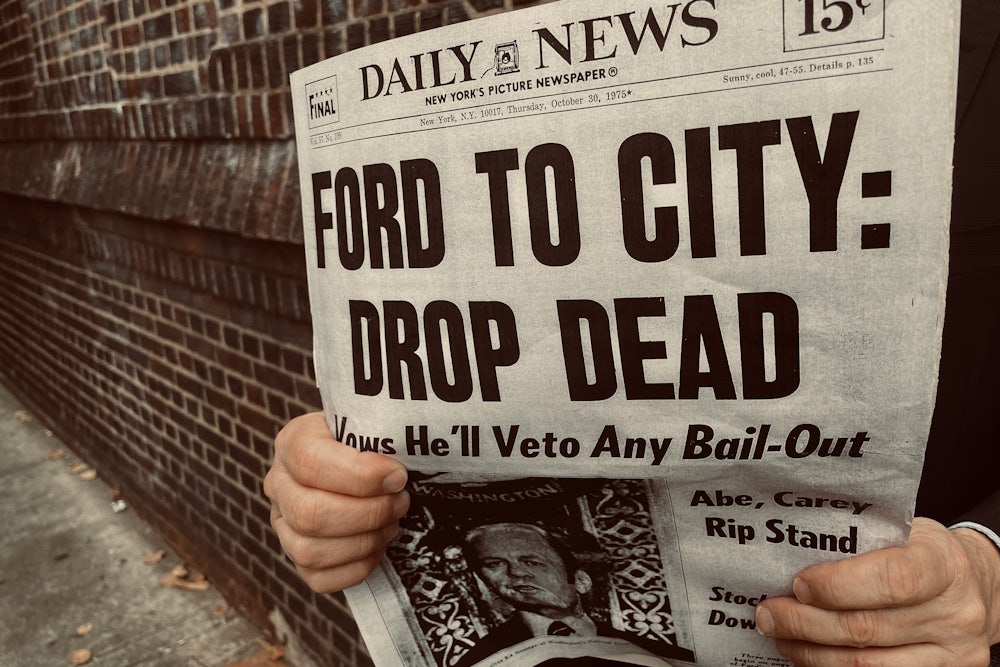 Ford to City: Drop Dead headline