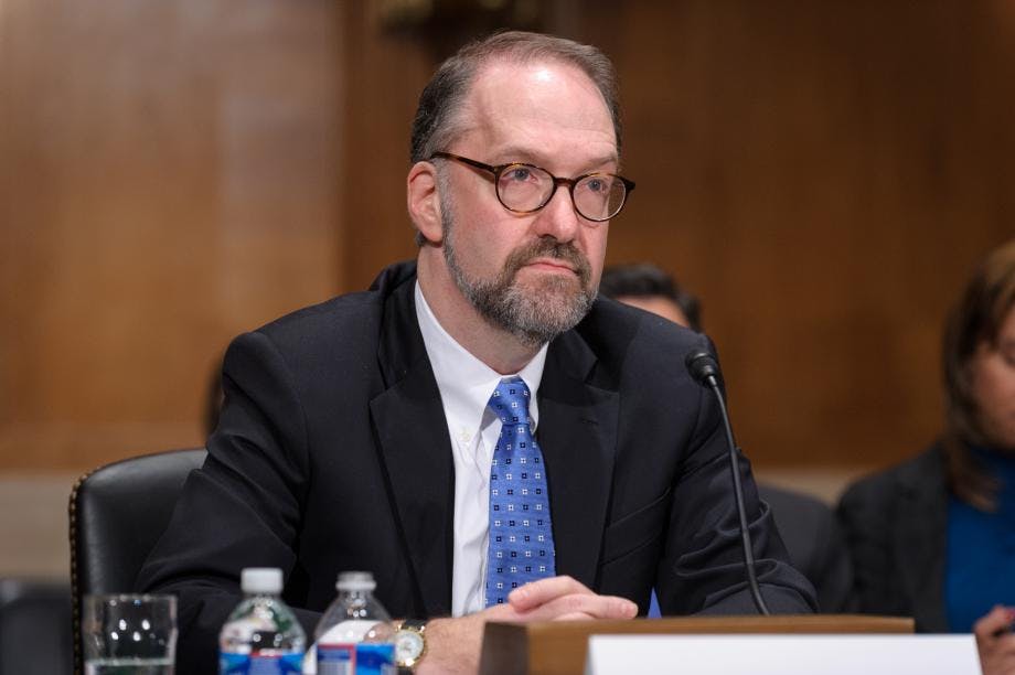 David Weil at a Senate hearing in 2013