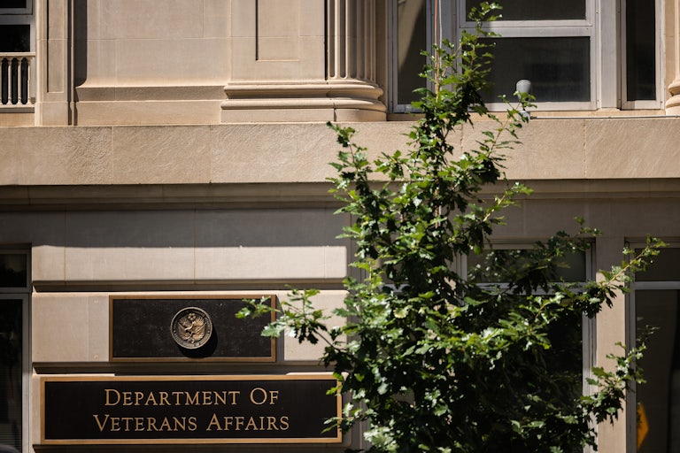 The Department of Veterans Affairs building in Washington, D.C.
