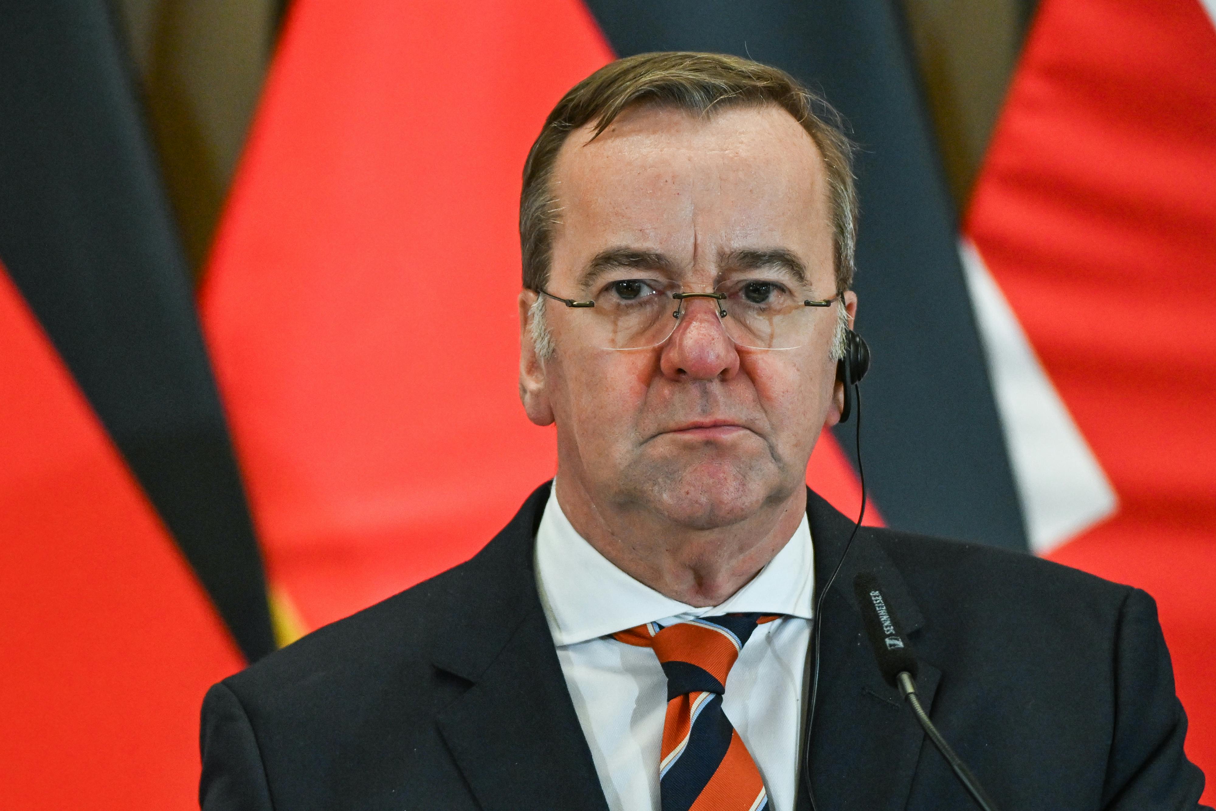 German Defense Minister Boris Pistorius