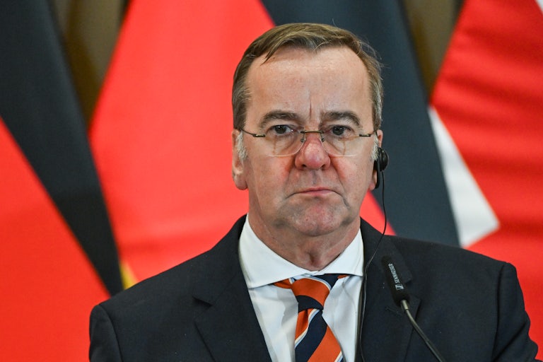 German Defense Minister Boris Pistorius