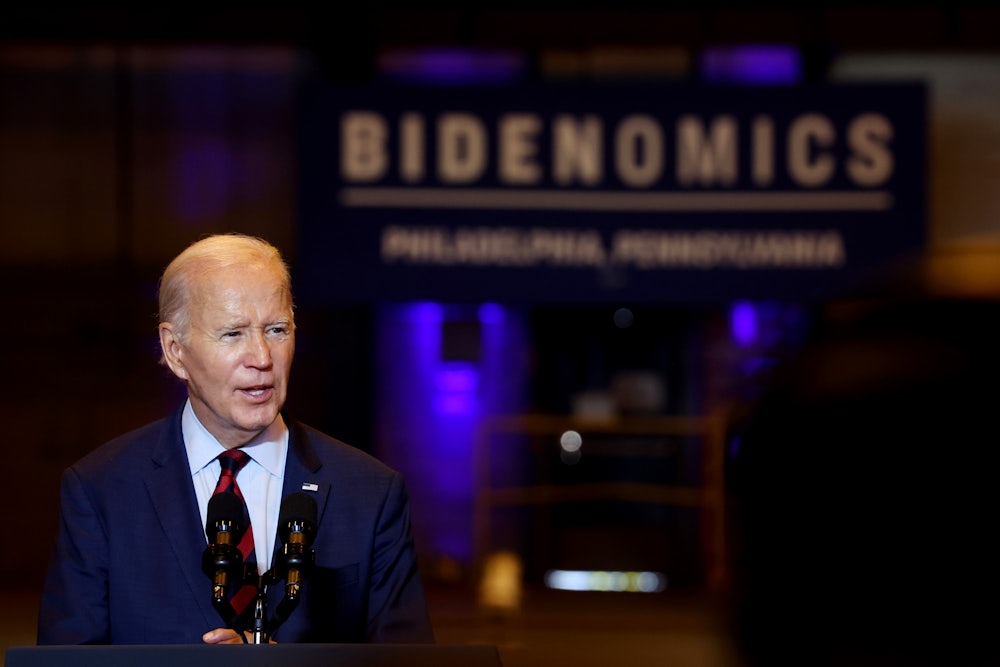 Biden speaks on renewable energy at the Philly Shipyard in Philadelphia