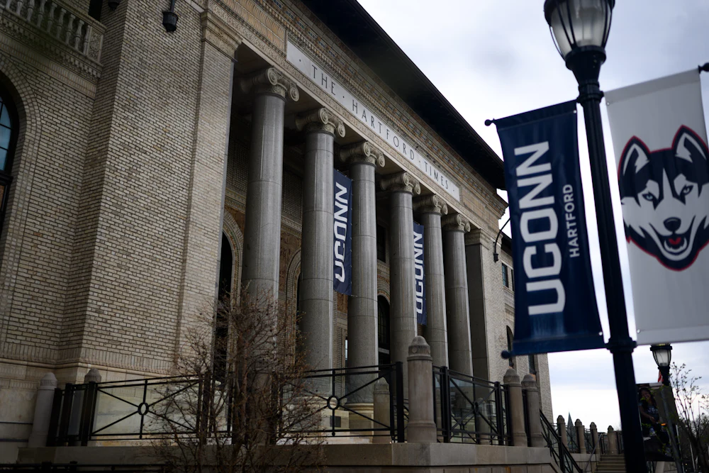 The University of Connecticut Hartford campus on April 1