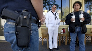 Open carry gun holster