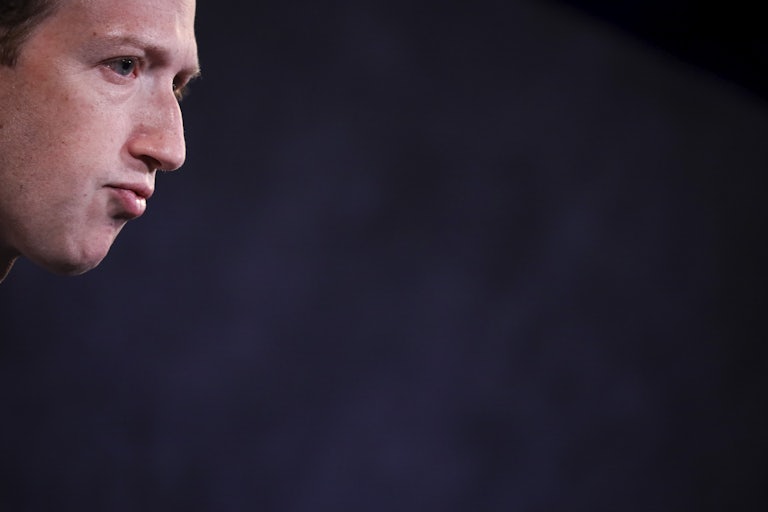 Facebook CEO Mark Zuckerberg speaks about the new Facebook News feature 