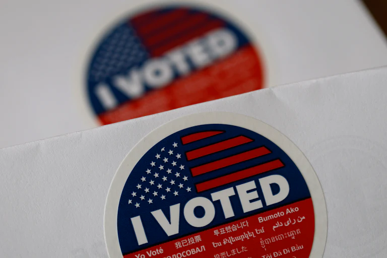 "I Voted" stickers