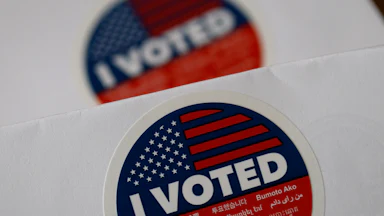 "I Voted" stickers