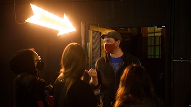 bouncer turns away unvaccinated patrons