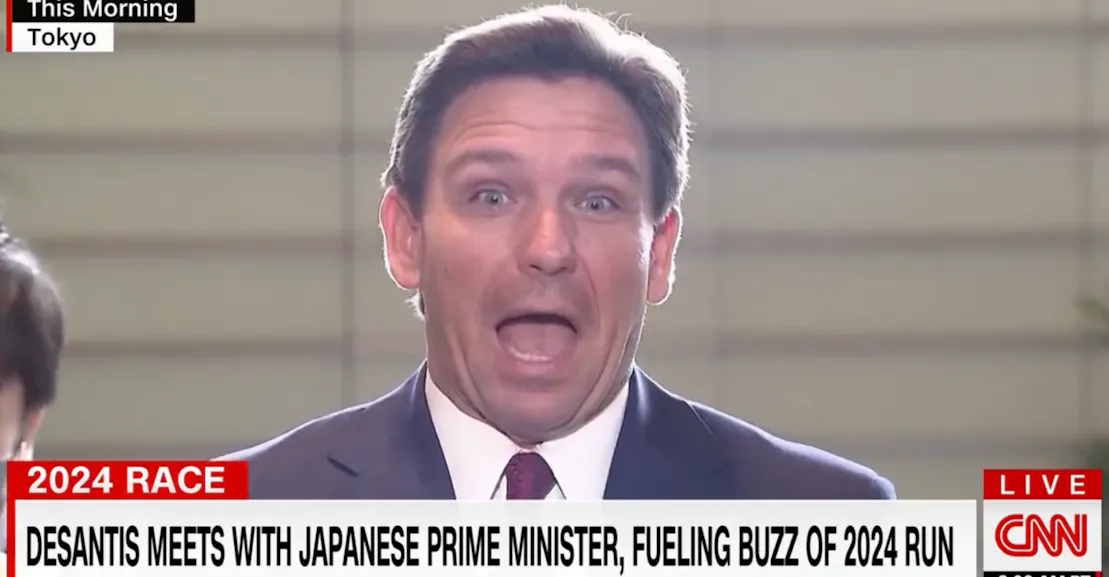 Ron DeSantis Short Circuits When Asked About Dropping Poll Numbers Ron DeSantis Short Circuits When Asked About Dropping Poll Numbers