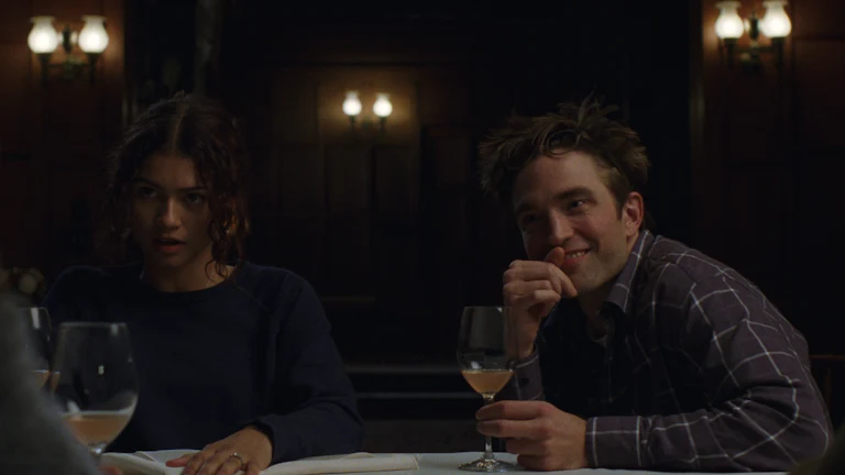Zendaya and Robert Pattinson undergo a rocky engagement in “The Drama”