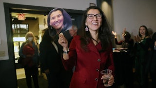 Alaska Democratic U.S Senate candidate Mary Peltola on the campaign trail